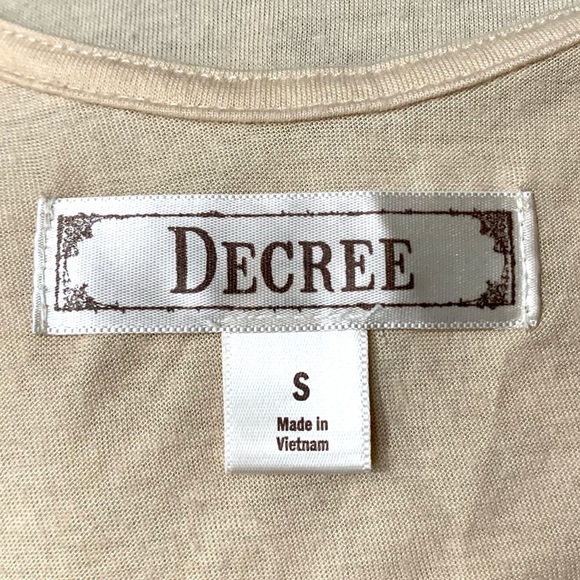 Decree gold sequined tank top- S - Picture 2 of 10